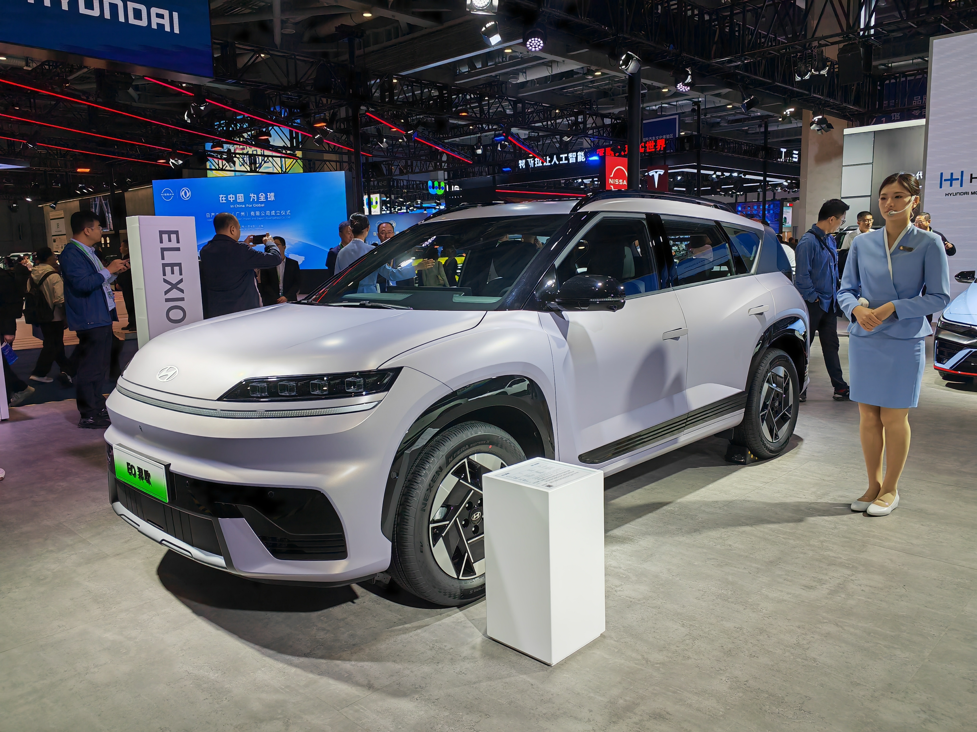 进博会看汽车北京现代EO羿欧亮相进博会新车情报局 首先这款车的名字很有意思，英文