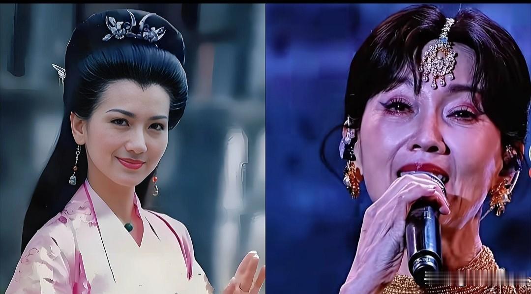 时隔三十五年《新白娘子传奇》白素贞的饰演者赵雅芝今昔对比，当年是多么的美！原来女