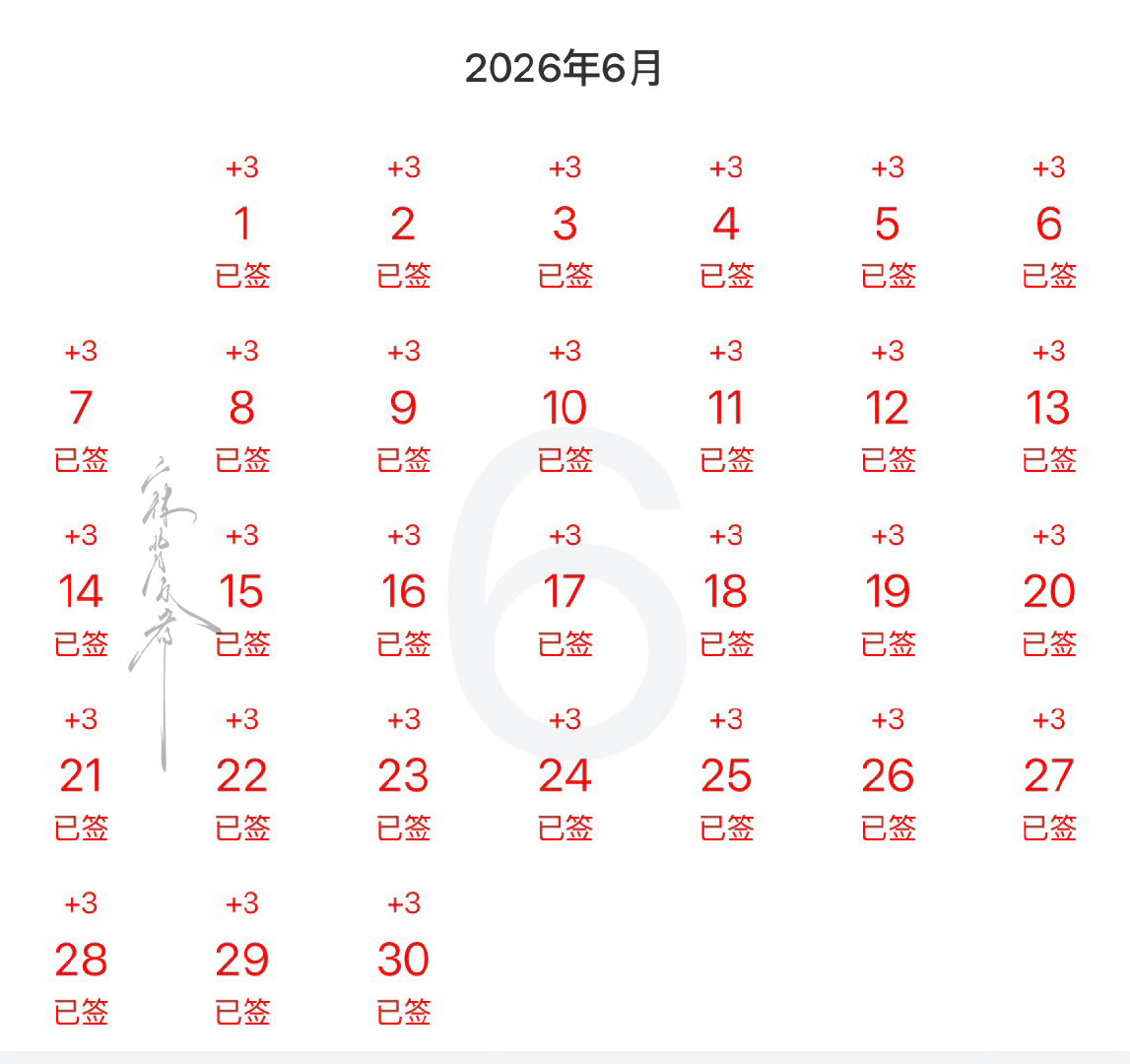 六月完美收官，晚上要是能中一楼那就更美丽了