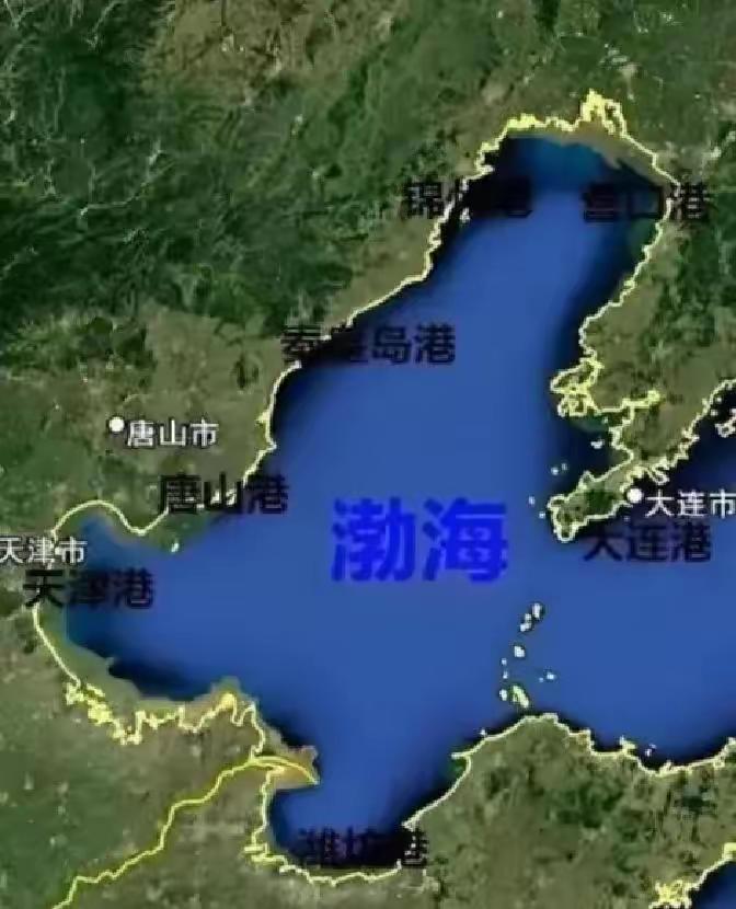 毛主席真是高明，渤海能完全属于中国，并且没有一艘军舰胆敢驶入，完全是因为毛主席当