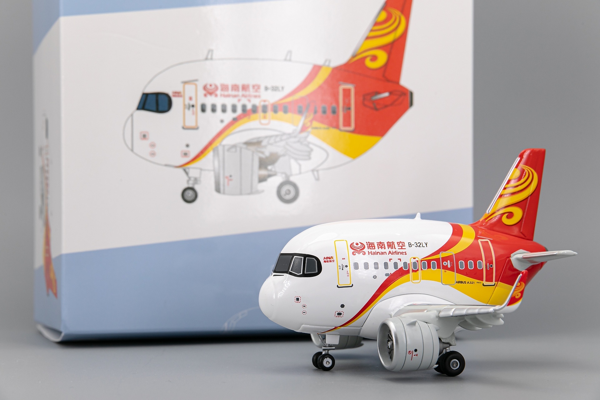 铁流模型卡通版A320系列合金成品模型的第二批次产品上市，包括海南航空、国泰航空