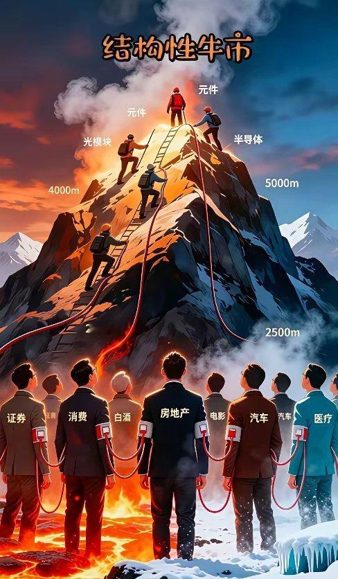 兄弟们，你们觉得我们的走势是不是复制了漂亮国的啊，昨天的医药，今天的存储 CPO