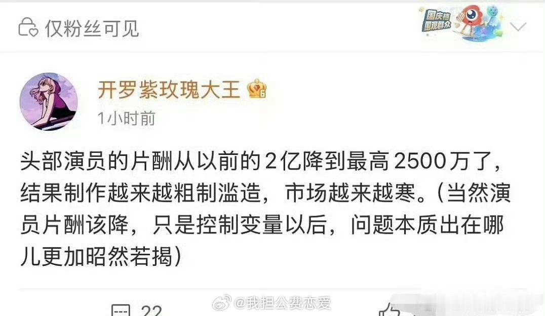 演员片酬这么高的吗 