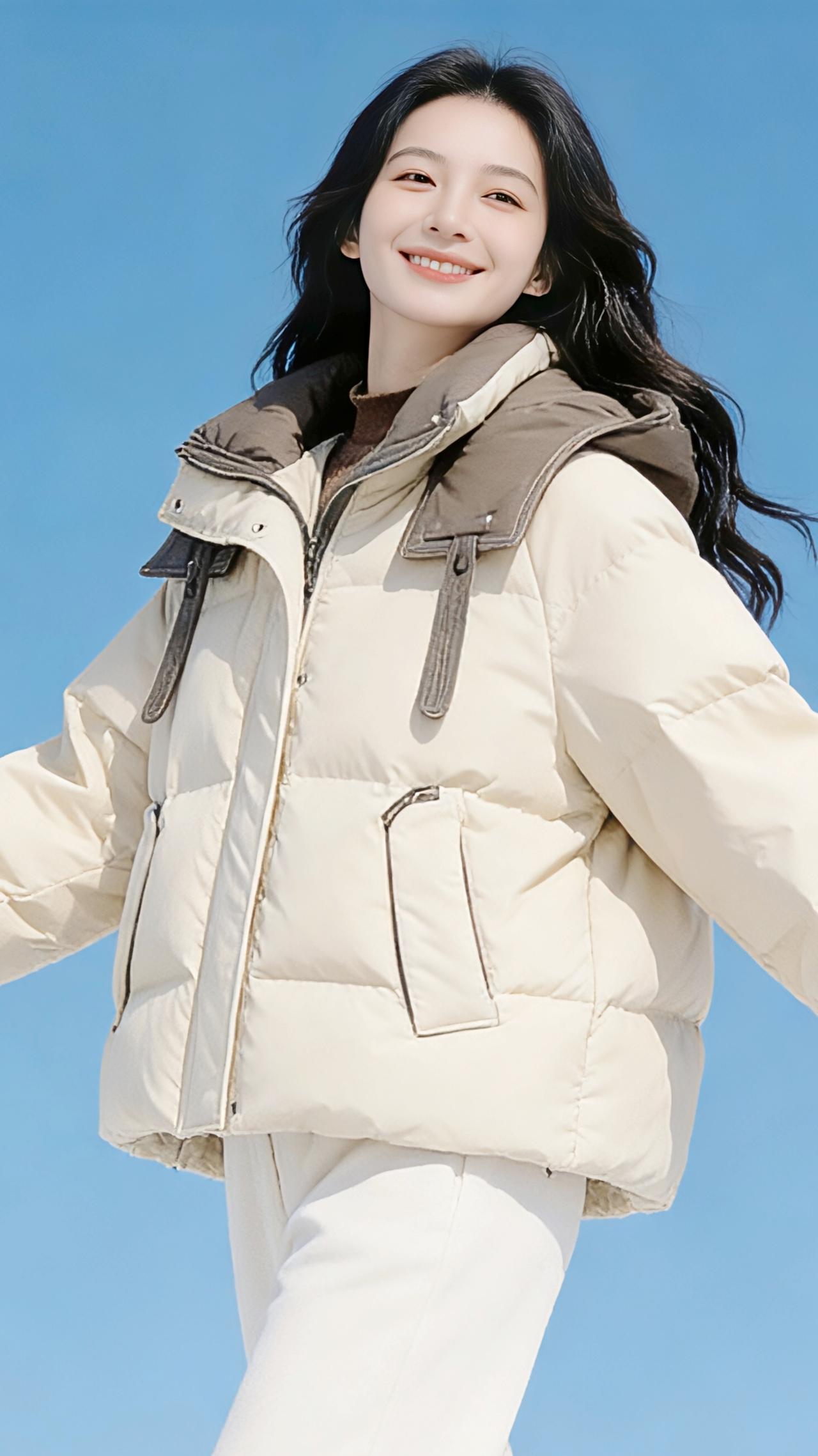 暖杏与雪的私语
 
冬日的天是浸了蜜的蓝，清透得没有一丝杂质，雪落满了天地，像给