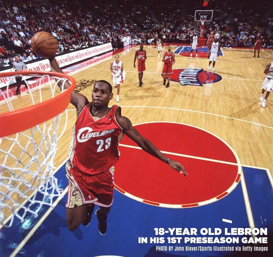 22年前的今天，詹姆斯完成了NBA生涯的季前赛首秀。詹姆斯决定二 广告詹姆斯 ​