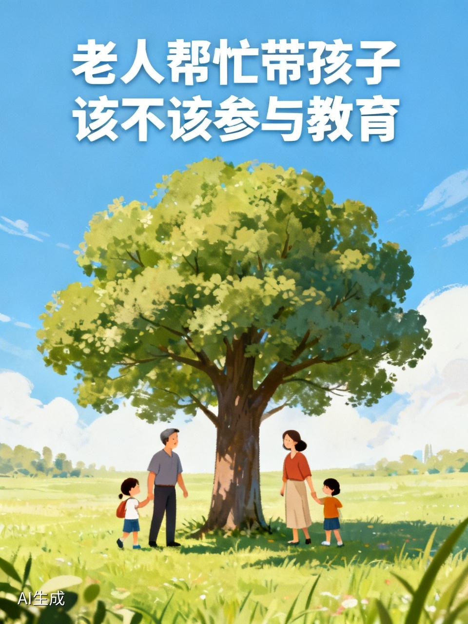 老人帮忙带孩子该不该参与教育老人帮忙带孩子。该不该参与教育这个问题？还得是儿子媳