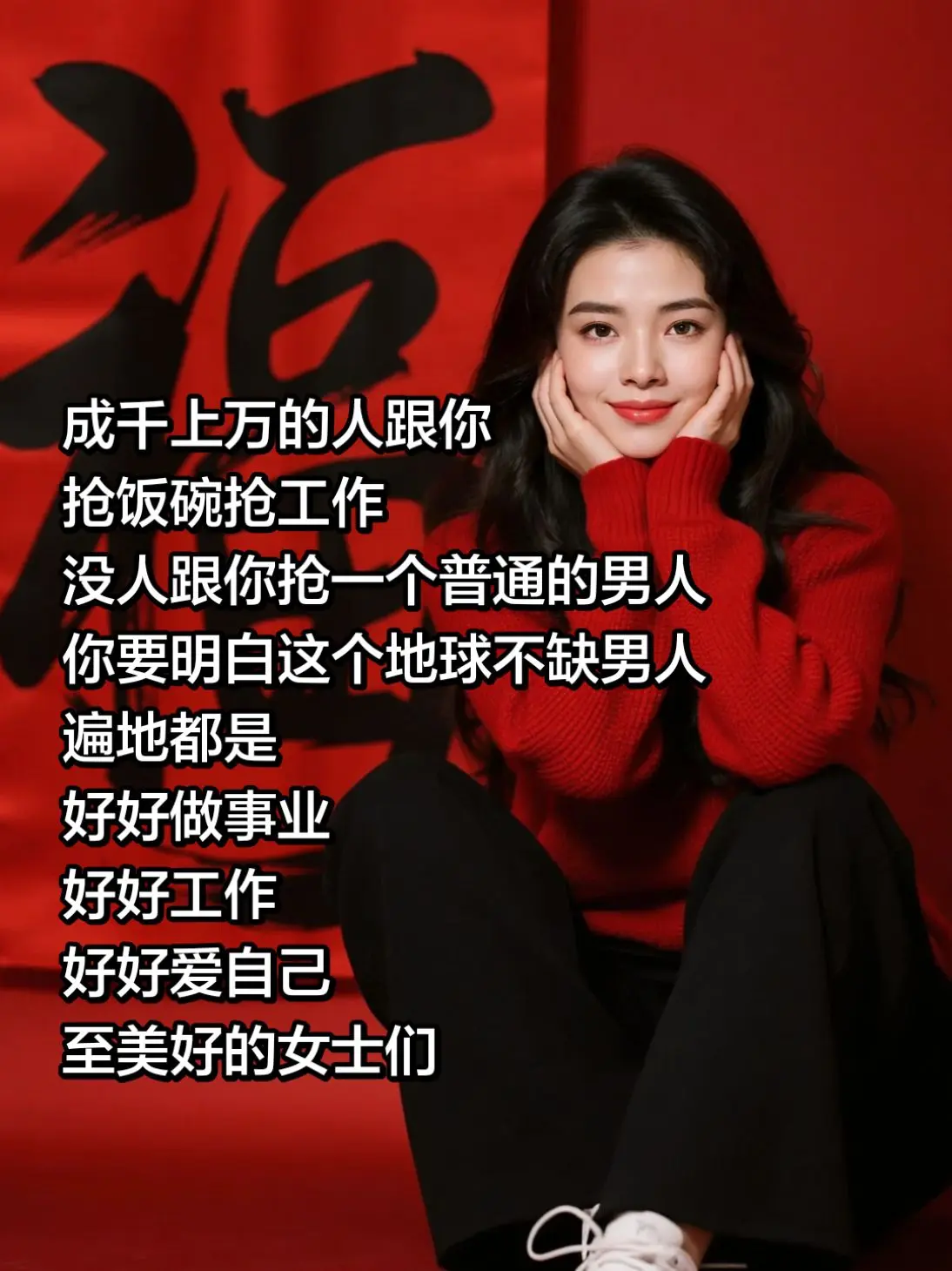 努力工作 努力挣钱。