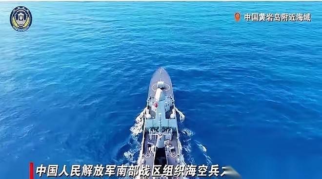 这次，有点不一样了。

人家航母开到咱家门口，后面还跟着几个小弟蹦跶。以前那种老