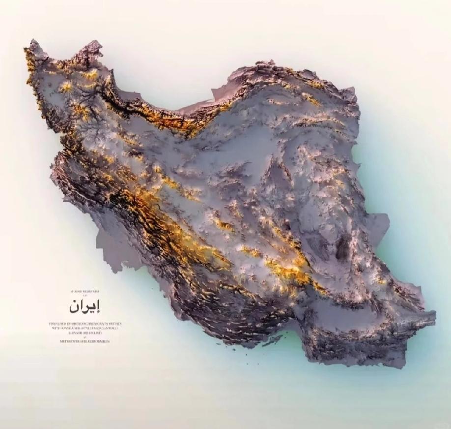 伊朗得天独厚的地理条件，让他有足够的底气跟漂亮国叫板！
伊朗属于典型的封闭地形，