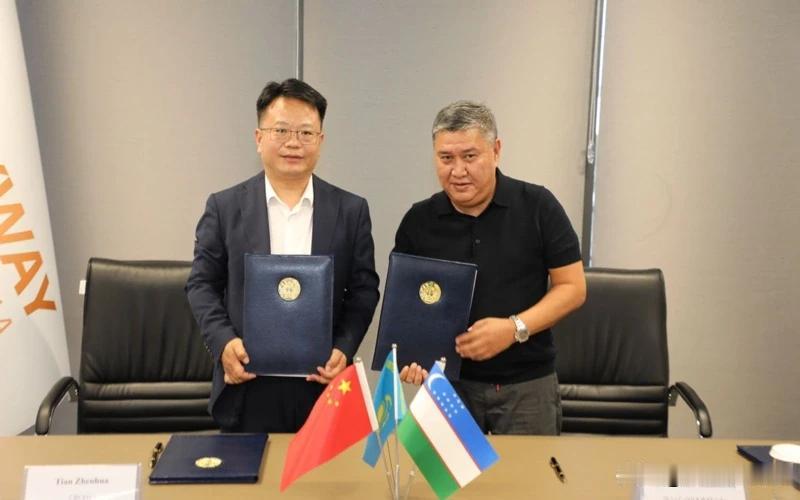 中国、哈萨克斯坦和乌兹别克斯坦物流合作再添新成果：塔什干州将建设 6 万平方米现
