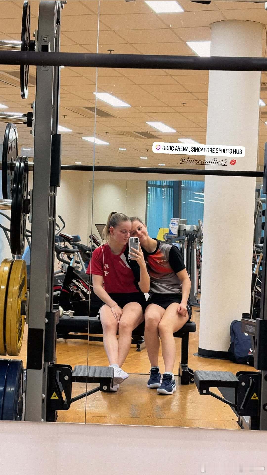 WTT新加坡大满贯2026🇫🇷卢茨姐妹到达新加坡 