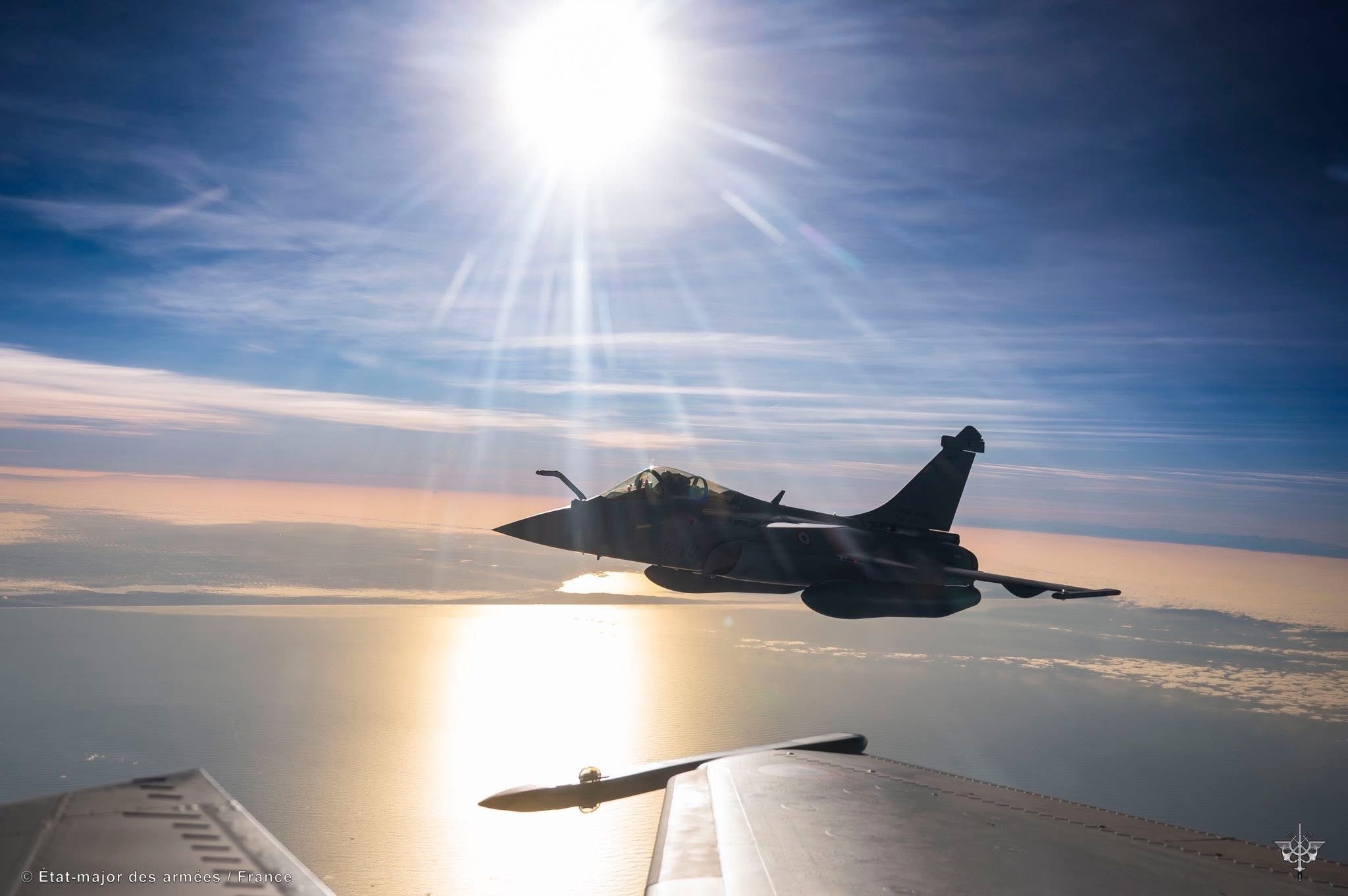今日阵风 法国空天军（AAE）阵风空对空摄影早安军用飞机信息汇 图2阵风来自第4