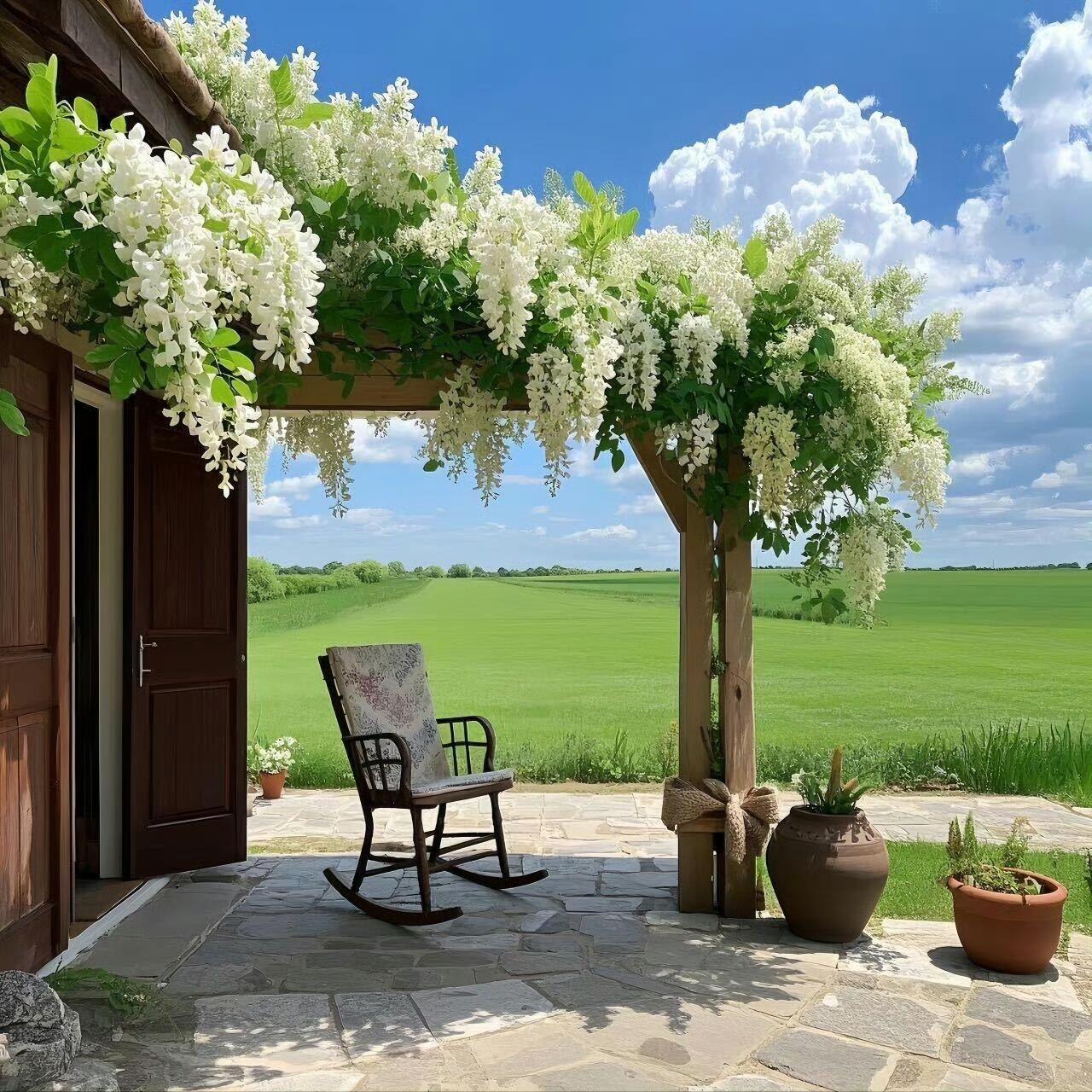 春日限定WeChat背景图  🌾春风如约，万事可爱🌸. 