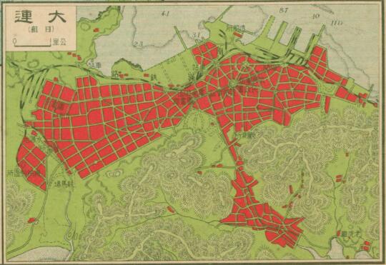 1939年大连老地图