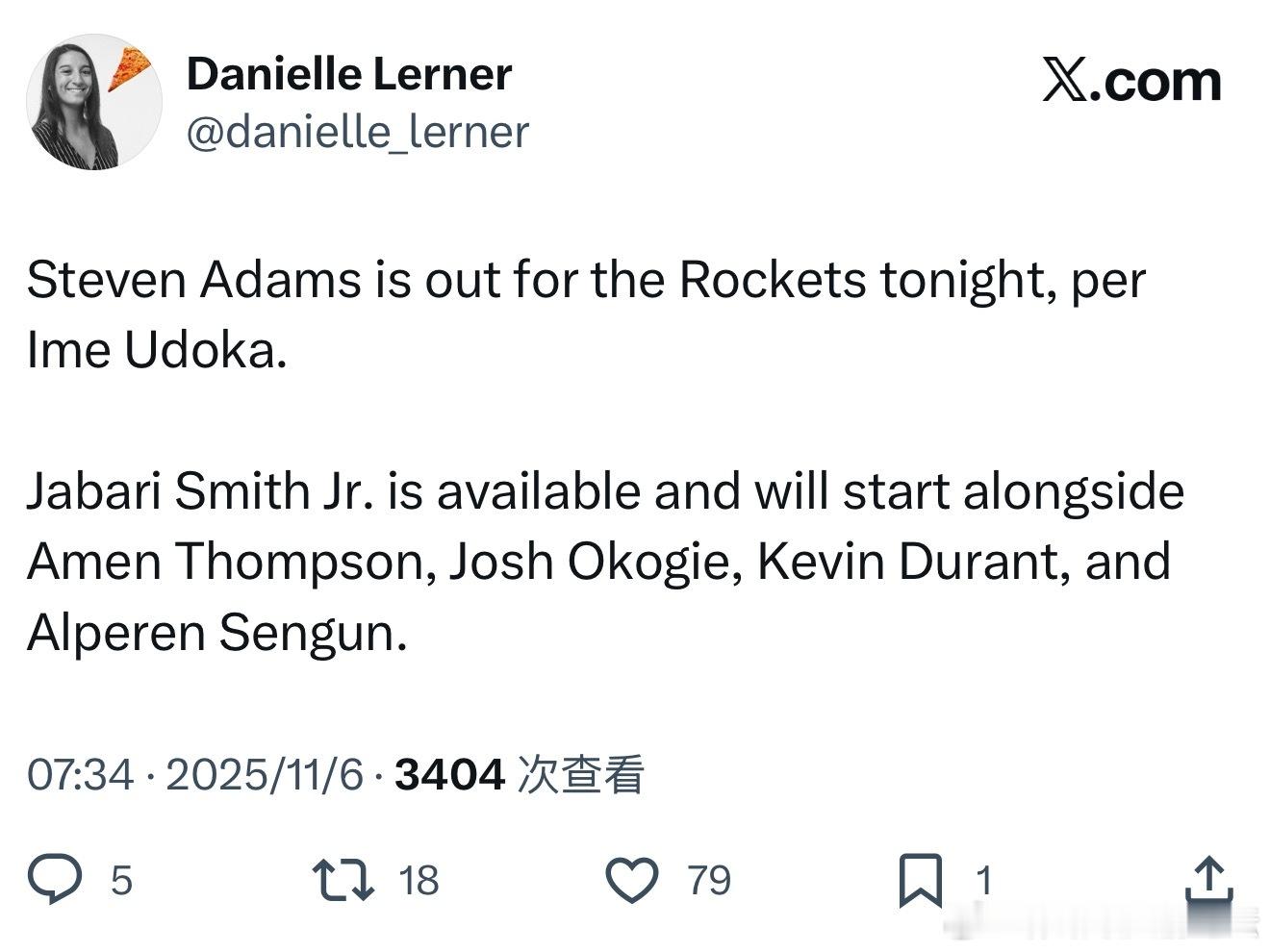 战灰熊小贾复出，亚当斯缺阵火箭vs灰熊休斯顿火箭论坛[超话] ​​​