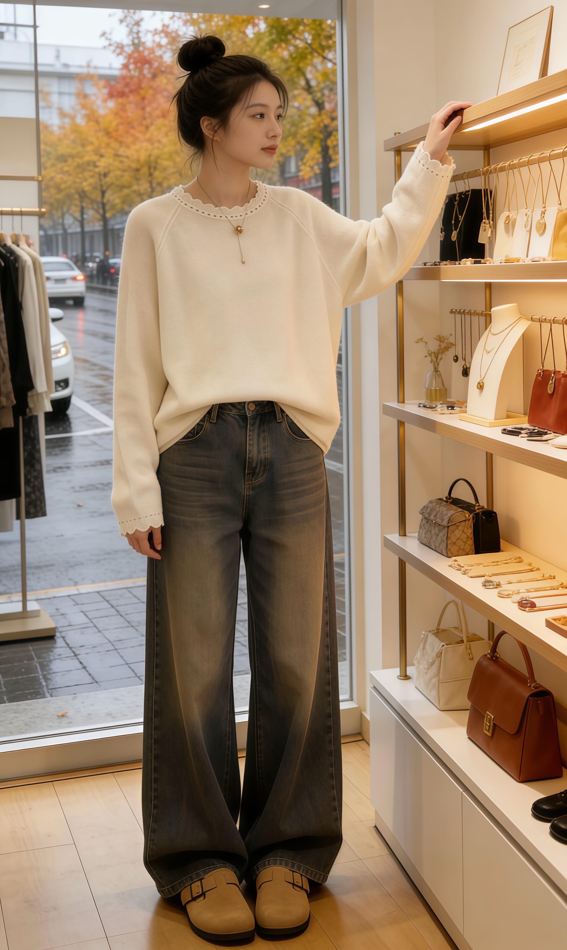 慵懒风穿搭 随性穿搭外穿内搭都好看