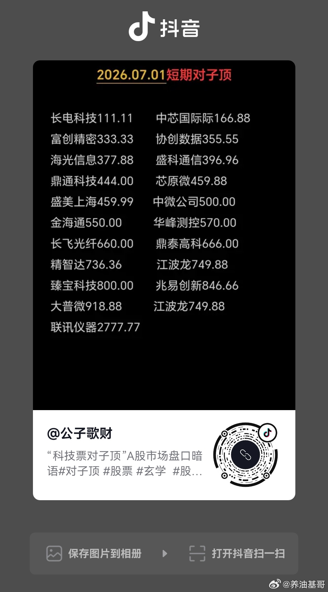 A股再现神秘盘口语言2026年7月1日至2日，A股多只高位科技股在盘中集体出现1