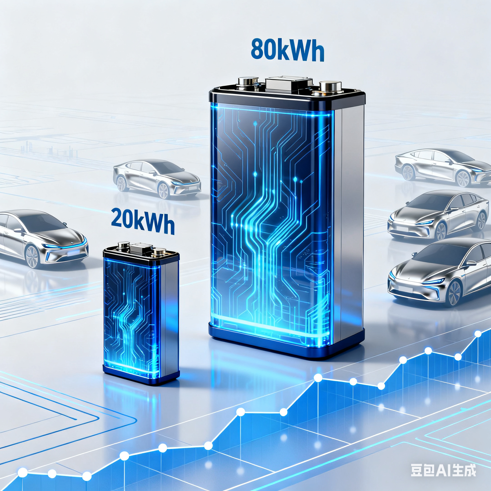 新车电池为何越做越大 增程车从当年 20kWh 的小电池一路飙升至 80kWh，