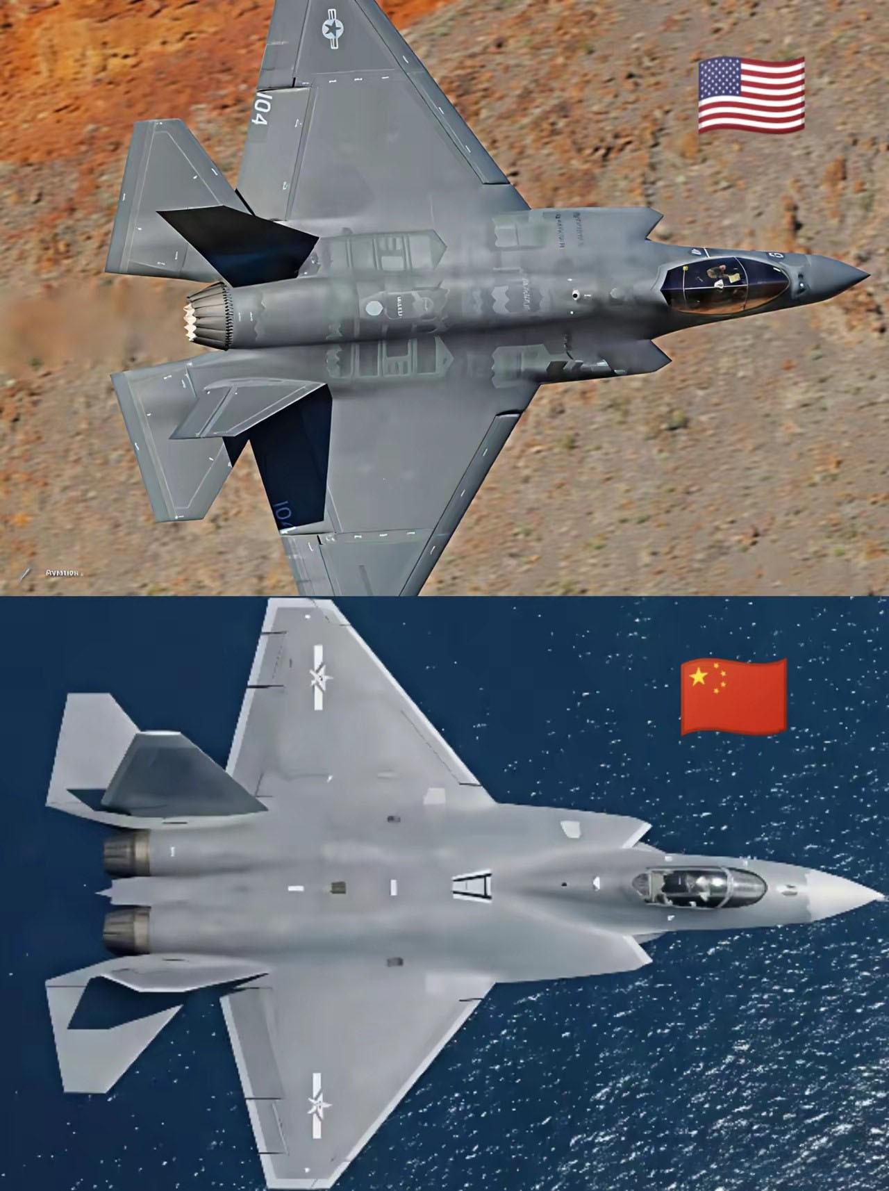 F35与歼35对比，哪款更好看？ ​
