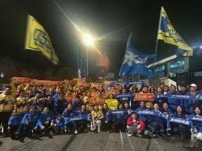 19小时奔袭！泰安远征军抵达永州，永州球迷迎接，齐声高呼“我们都是冠军”网页链接