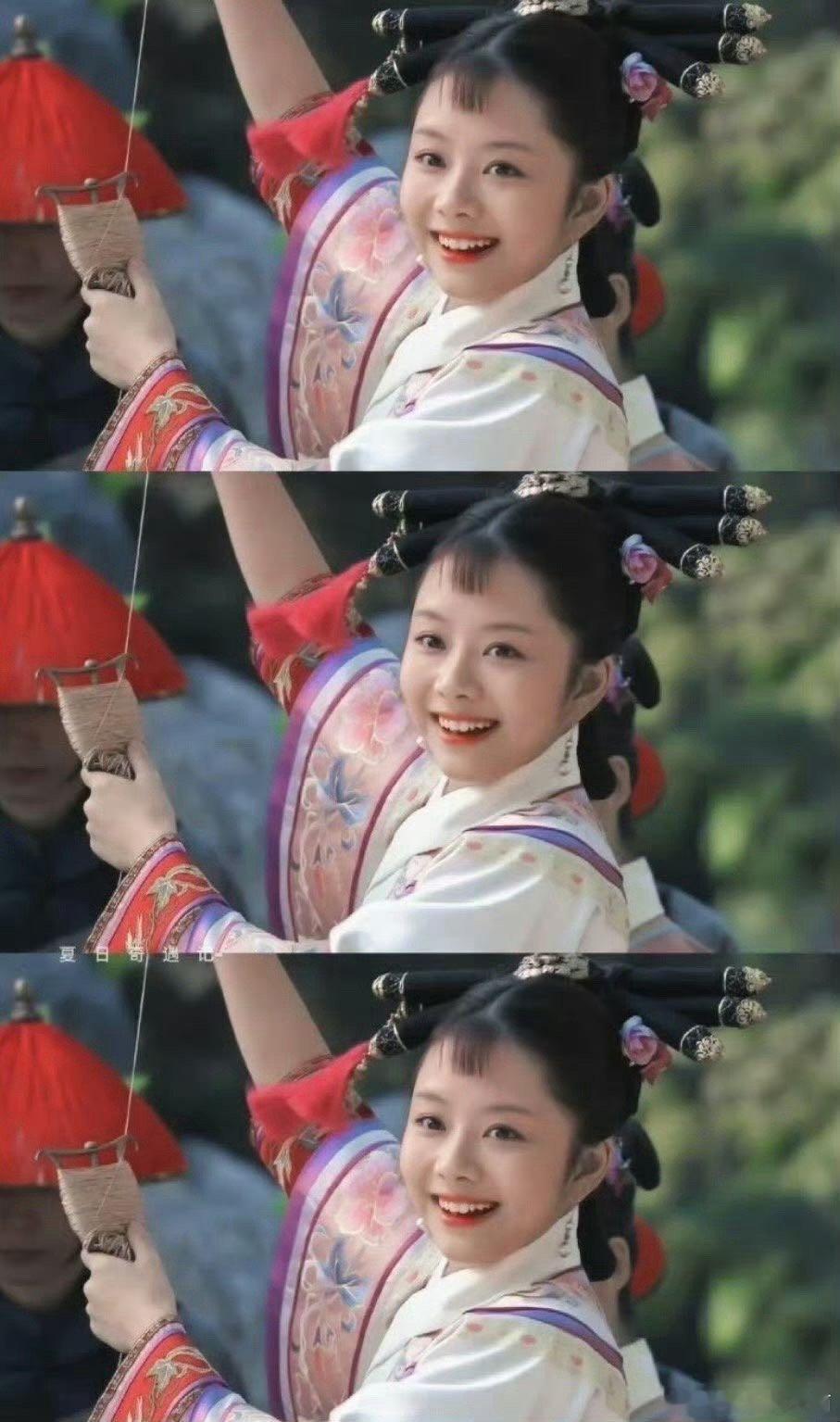谭松韵[超话]  淳儿重生之谭松韵回宫里放风筝  谭松韵饰演的淳儿重生，于宫中放