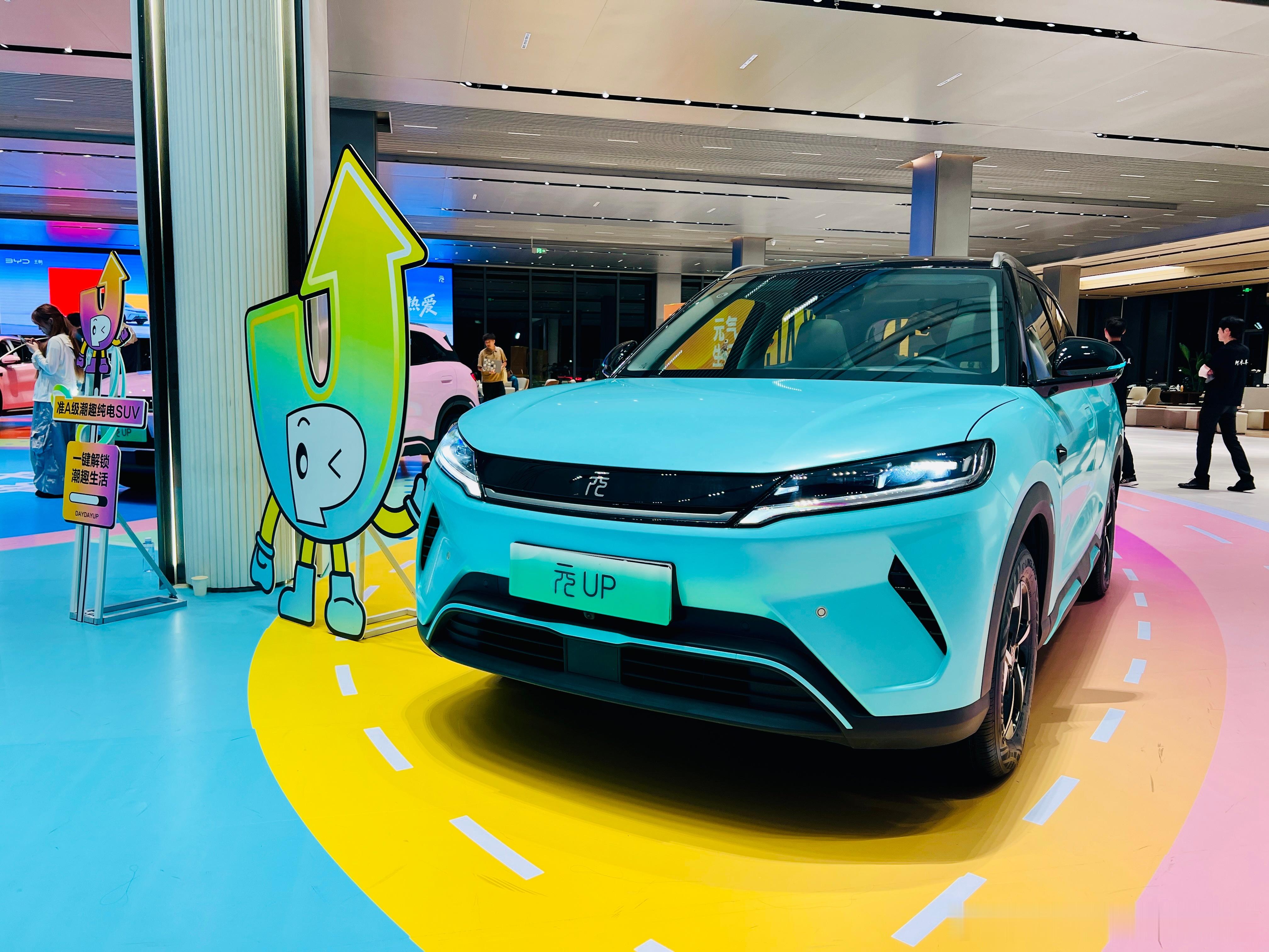 比亚迪这次加推了元UP车型301KM的领航型，售价7.48万元。对比同价格其他车
