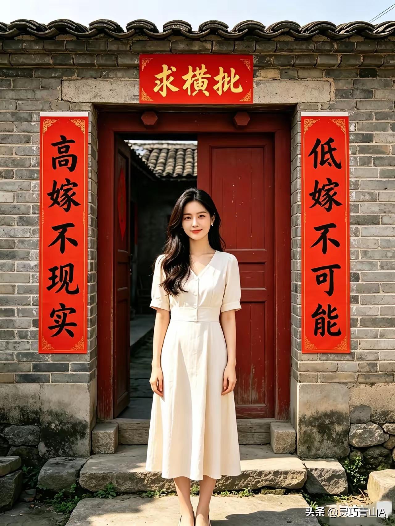 江西萍乡这美女相亲相到现在都没着落，自己攒的这副对联真的把当代不少适婚女生的择偶