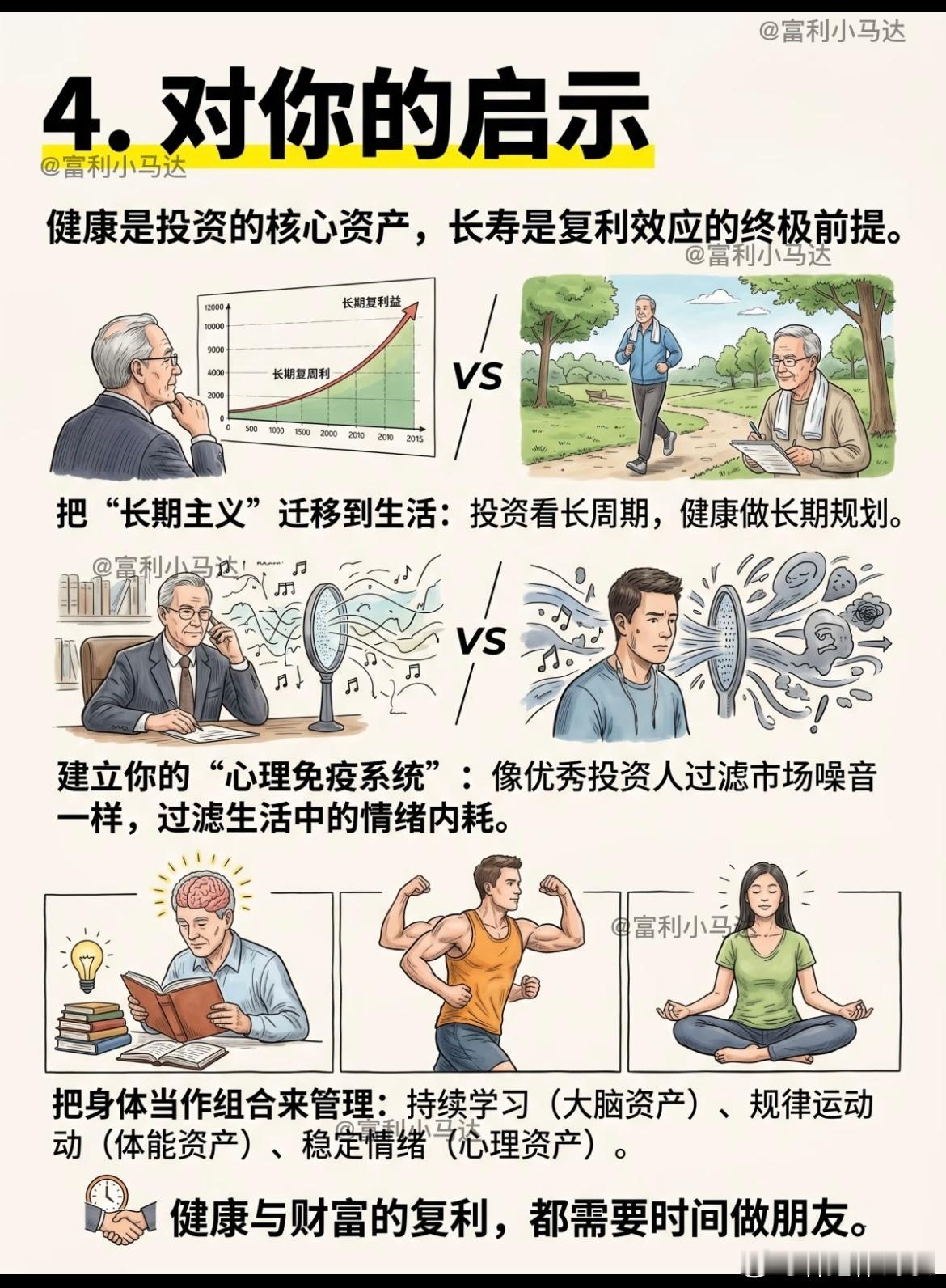 伟大的投资人都长寿，他们为何能长寿？ 
