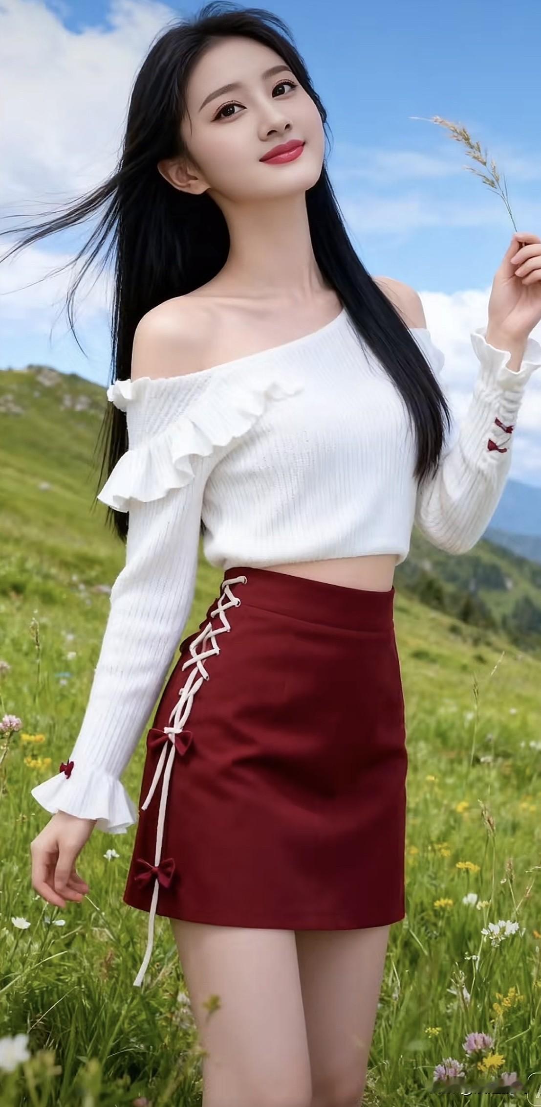 红袖添香处，花影映芳姿。粉裳花影照 绿树花影 粉裳花影 绿树花影 粉裳花影 红袖