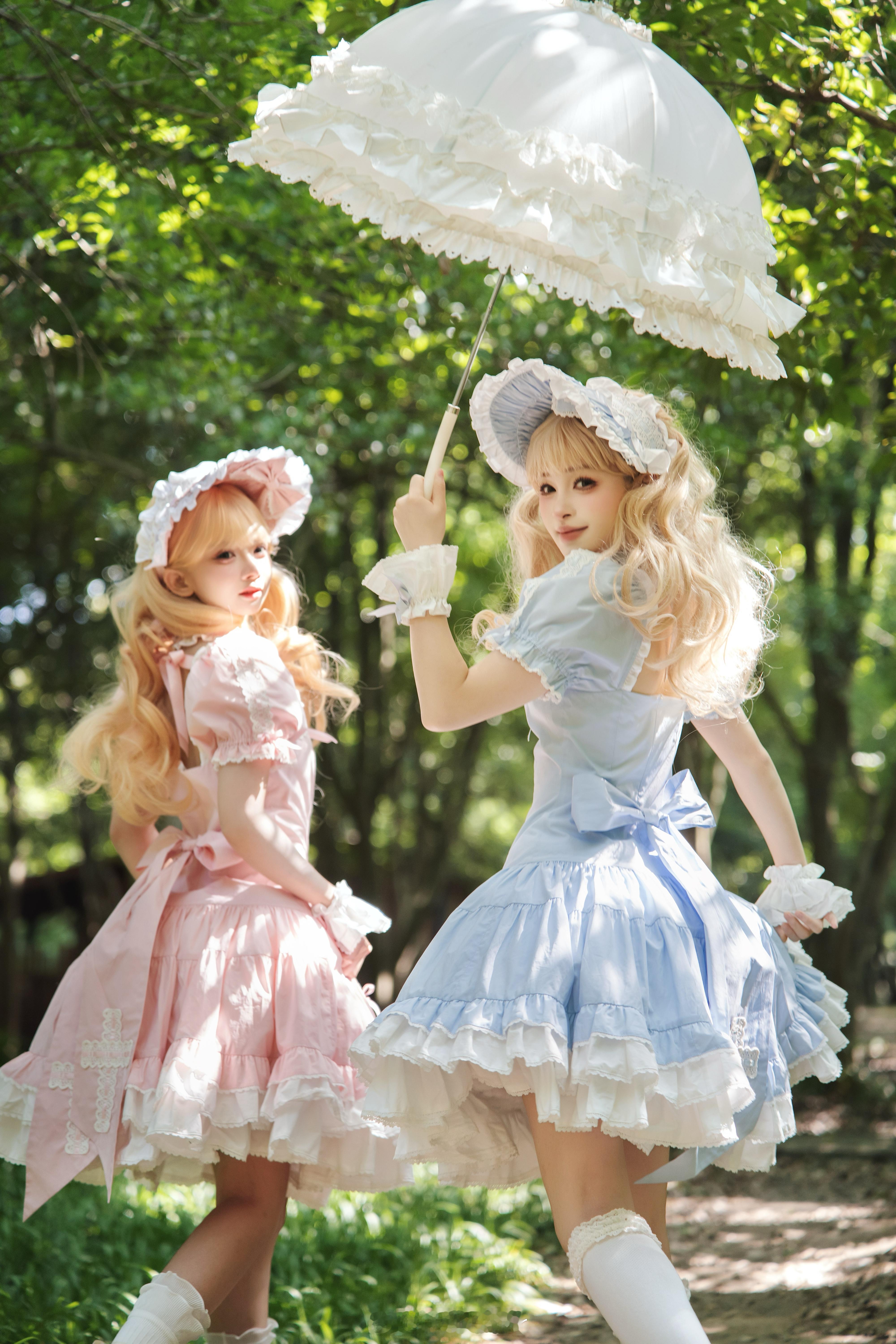 未知十字🧚‍♀️：小野汀×粒加空👗：历次鸟lolita摄影 存档 ​​​