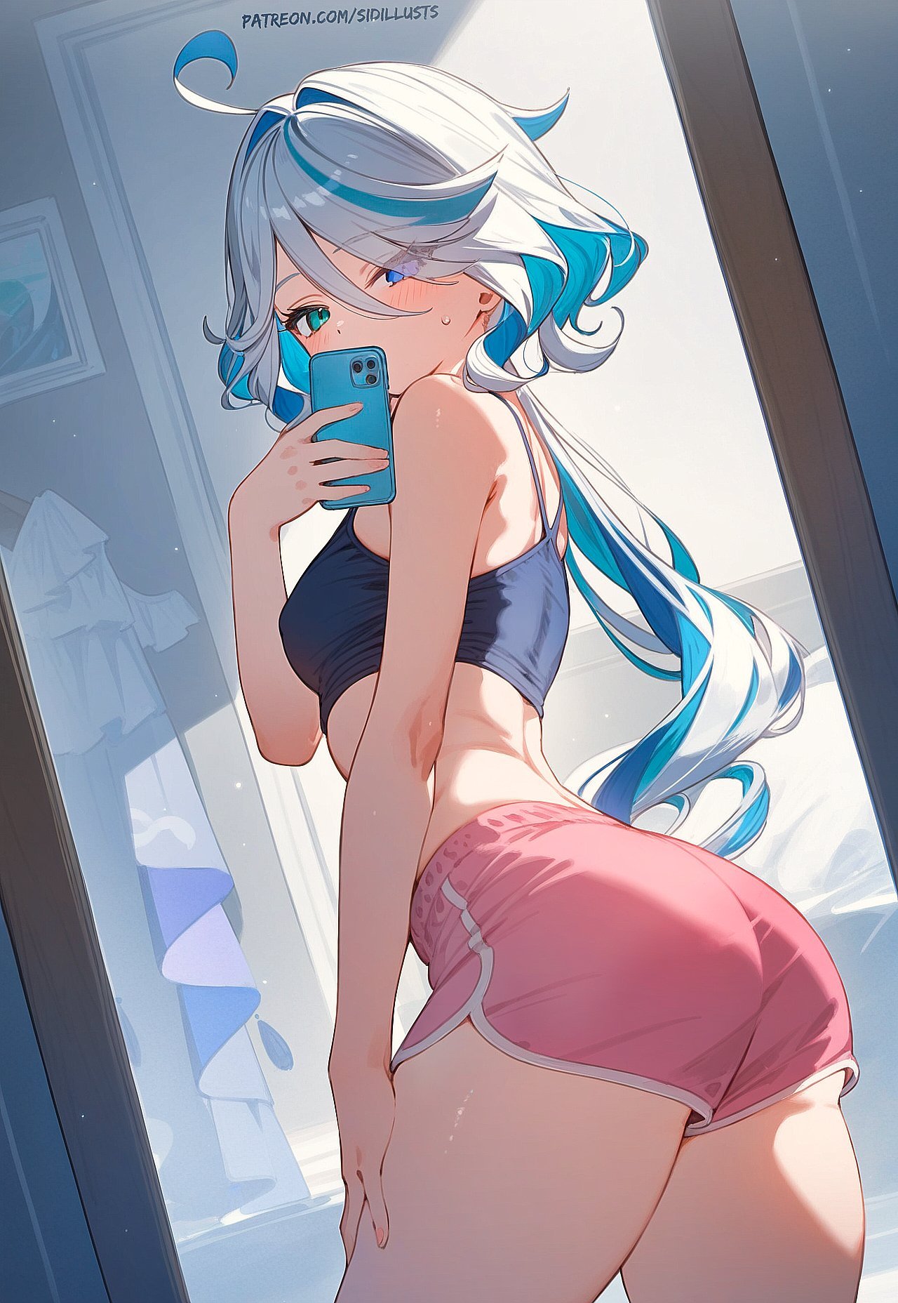 一起健身吧～cr:画师 sidillusts#原神##原神5.0版本##超话创作