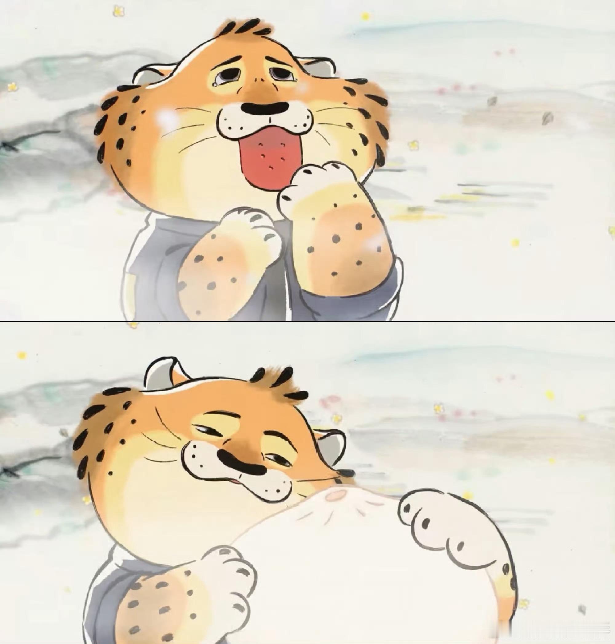 外国豹子第一次吃小笼包疯狂动物城上美影合作短片当迪士尼的动物大都会遇上上美影的东