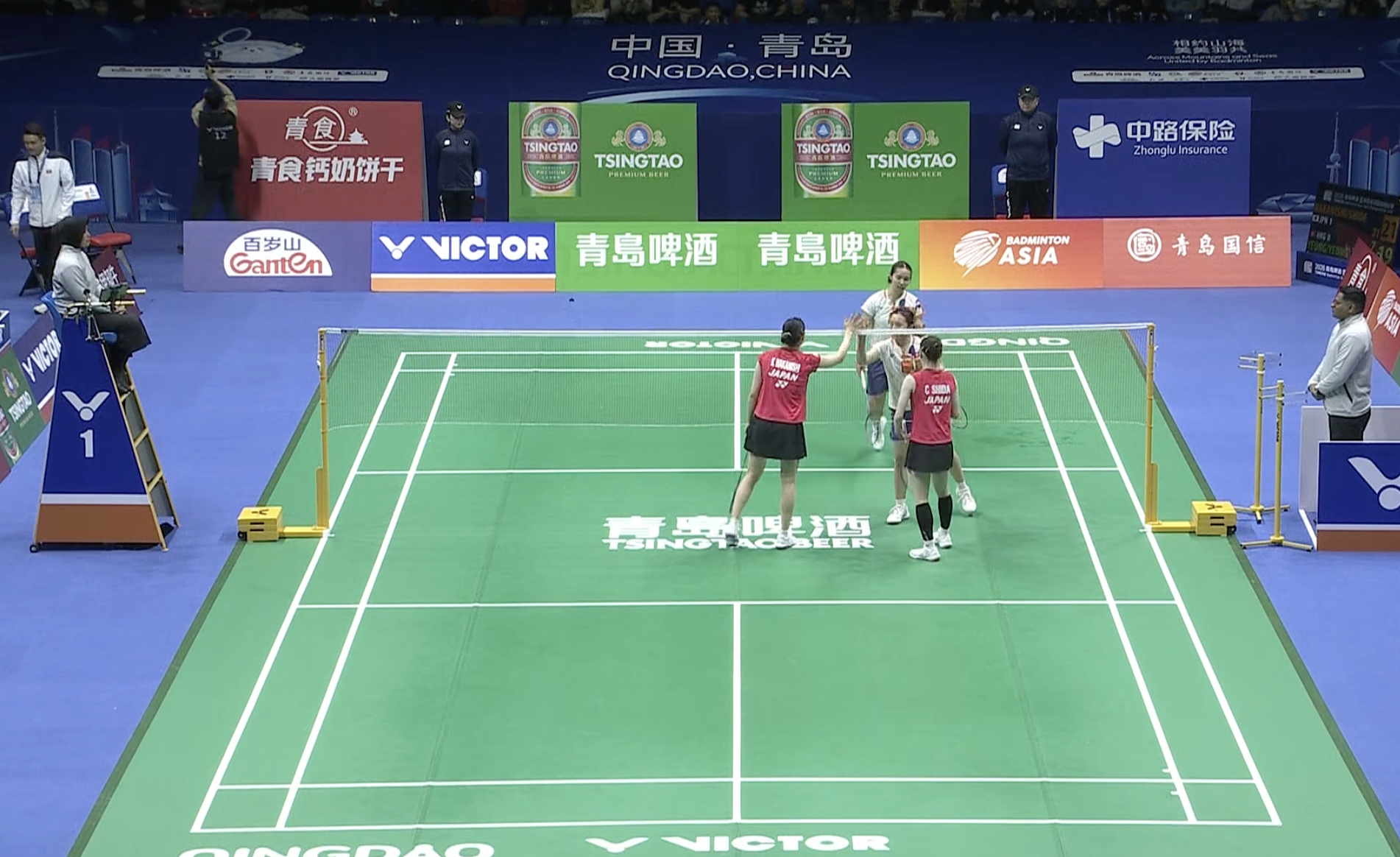 2026亚洲羽毛球团体锦标赛【女团X组：日本🇯🇵 2-0 🇭🇰香港】1、