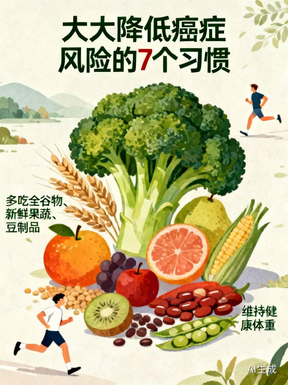 大大降低癌症风险的7个习惯
国际期刊《癌症》的一篇综述，总结出7个可以协同降低癌