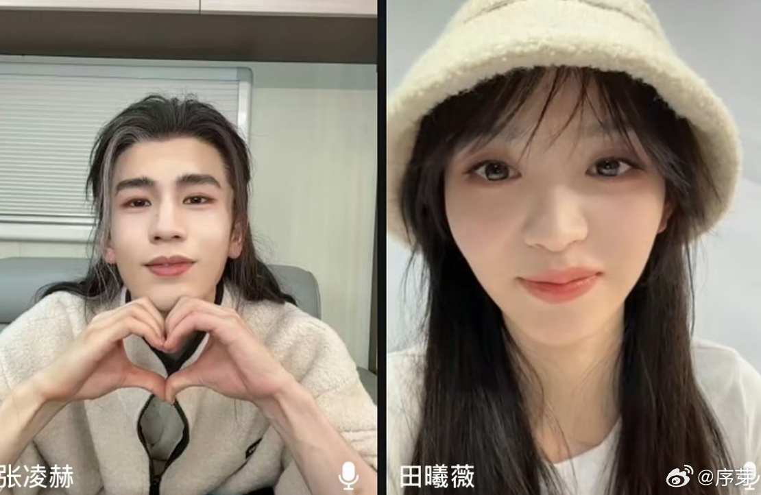 张凌赫认证谢征醋自己张凌赫田曦薇小猫敬礼 豹豹猫猫的直播太甜腻了，谢征吃醋，田曦