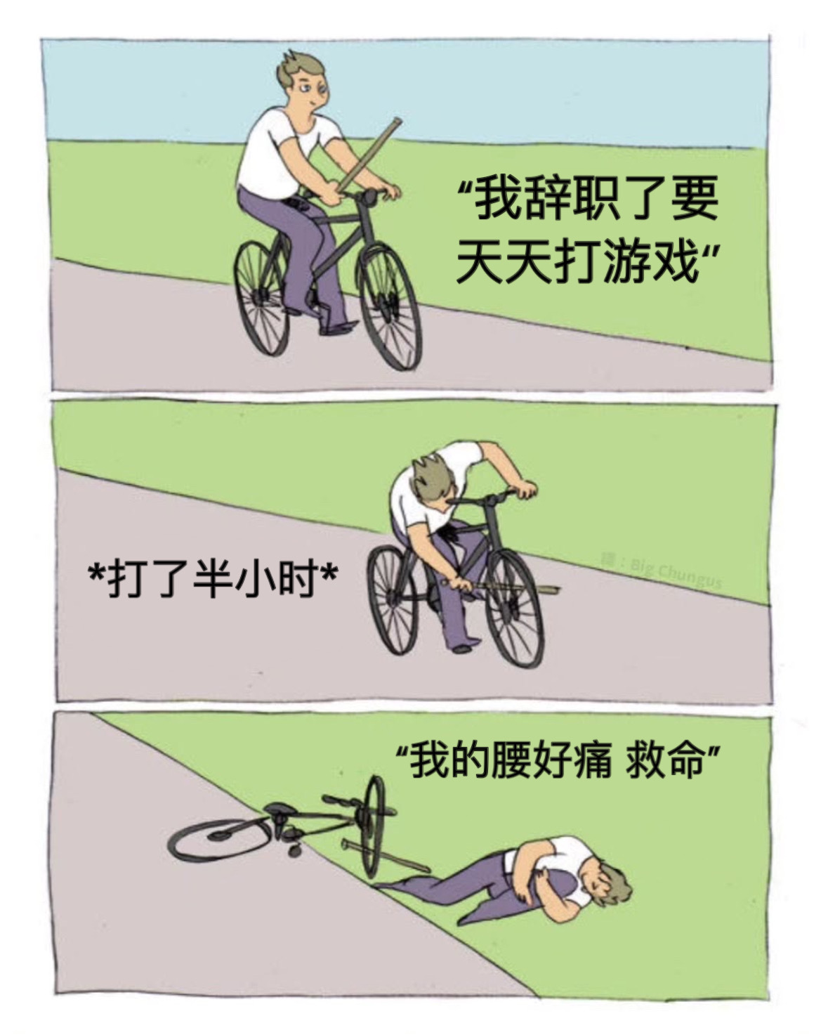 腰疼➕电子阳痿memes
