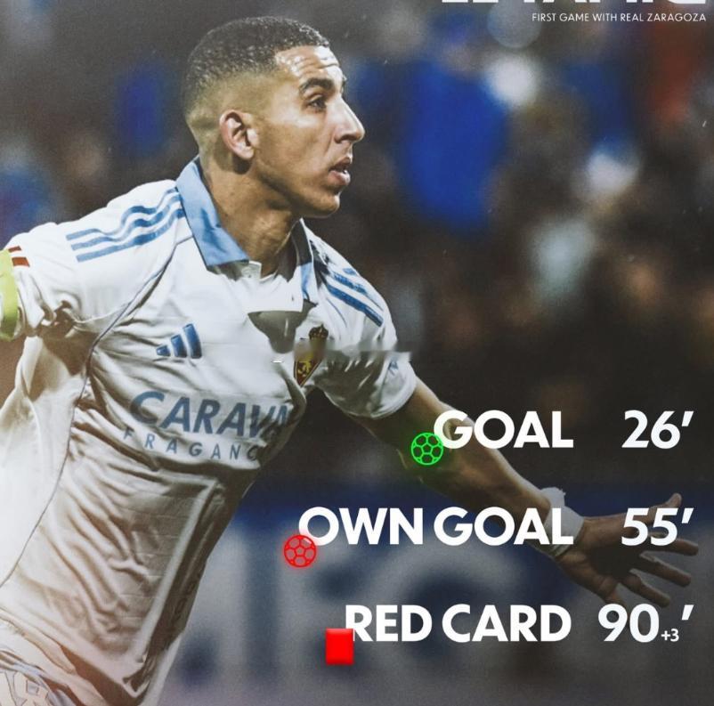 今天凌晨结束的西乙第25轮比赛中，萨拉戈萨主场1-1战平埃瓦尔，联赛4轮不胜。本