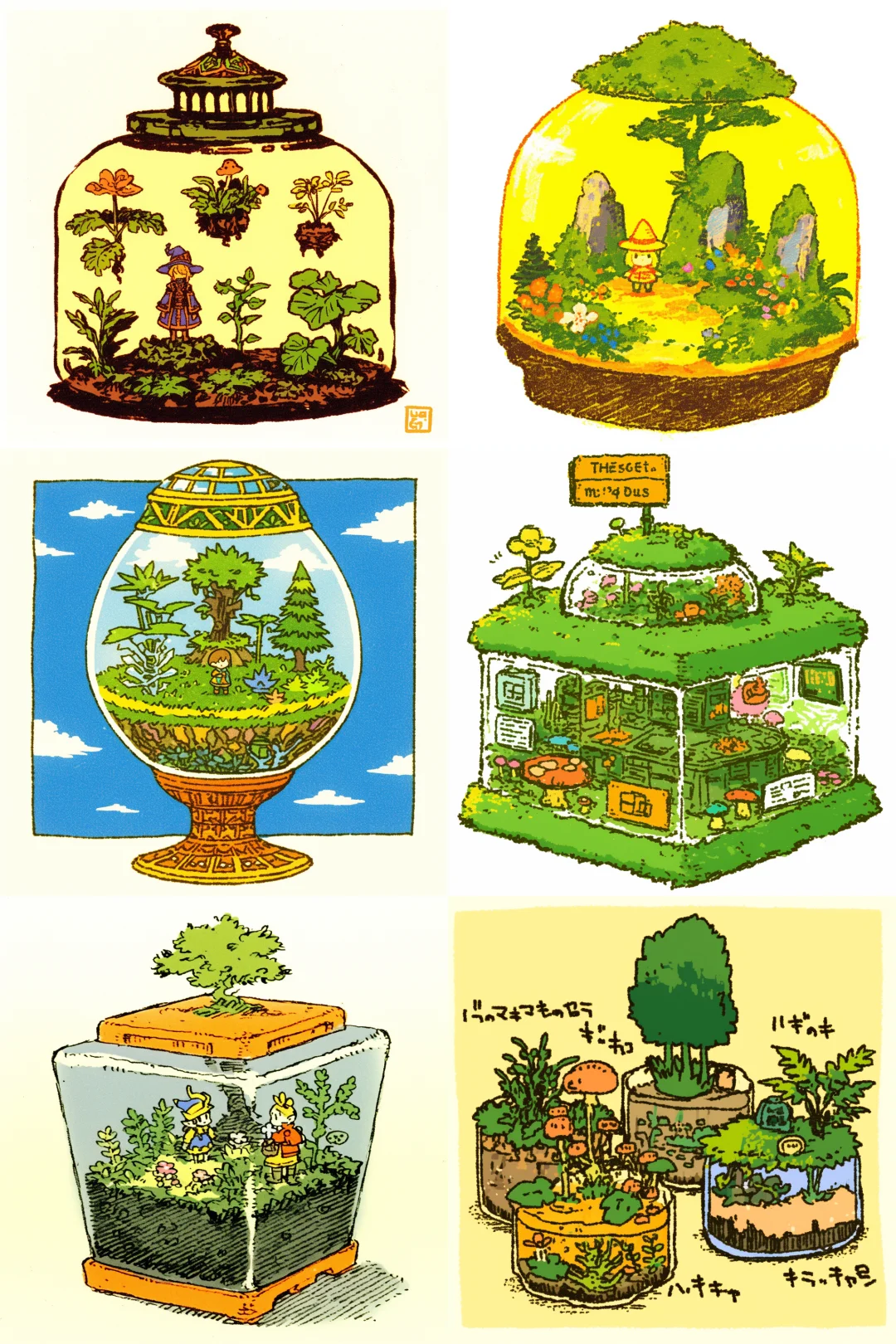 植物瓶中的异世界