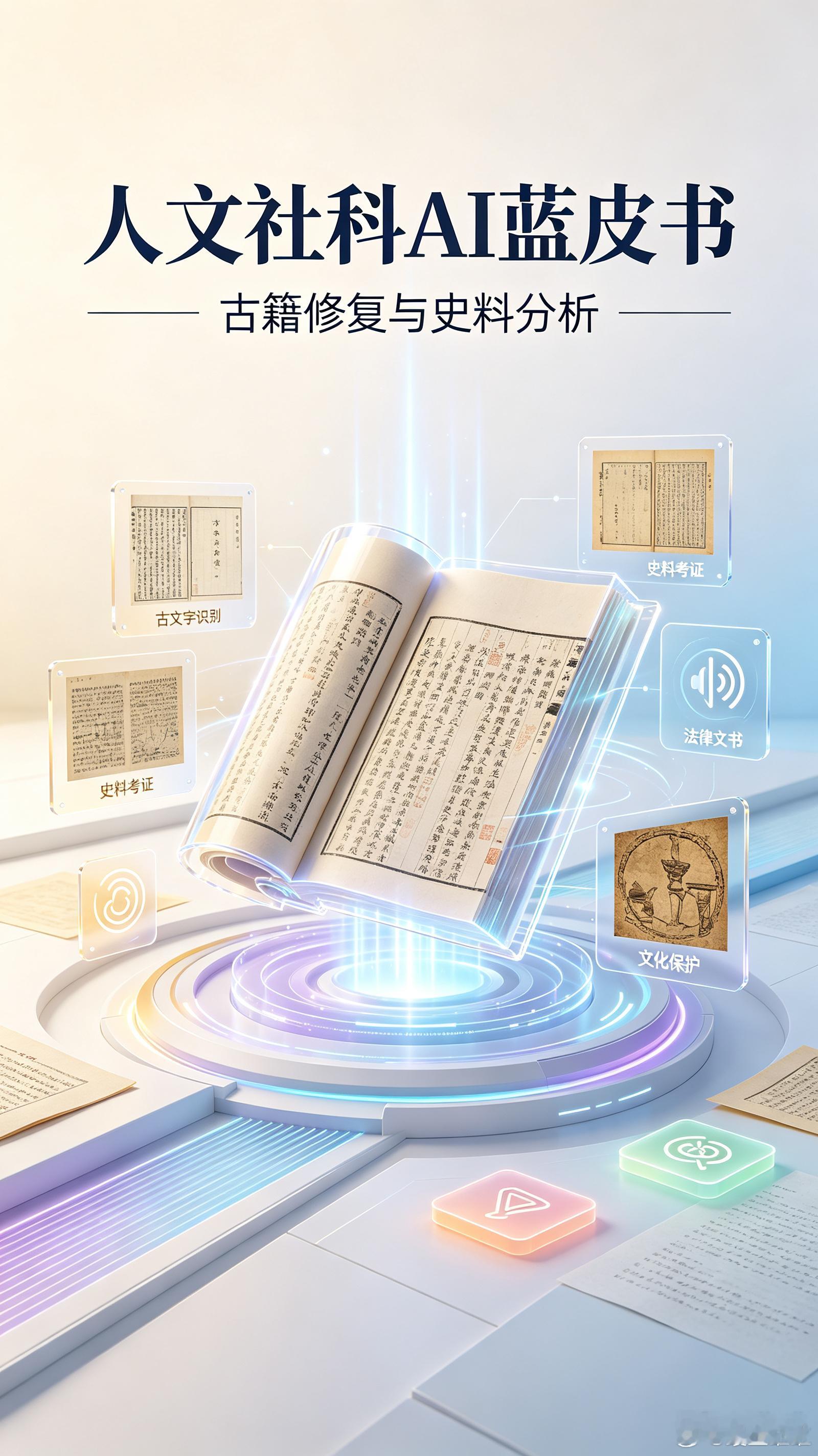 7月15日复旦大学人工智能与人文研究院正式发布年度人文社科AI蓝皮书，基于全国两