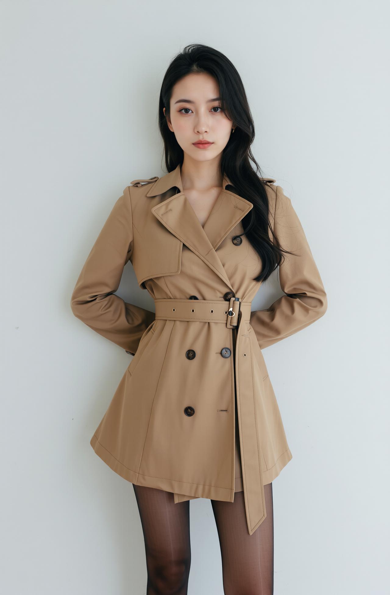 高级感穿搭 风衣穿搭 高级穿搭 今日穿搭look