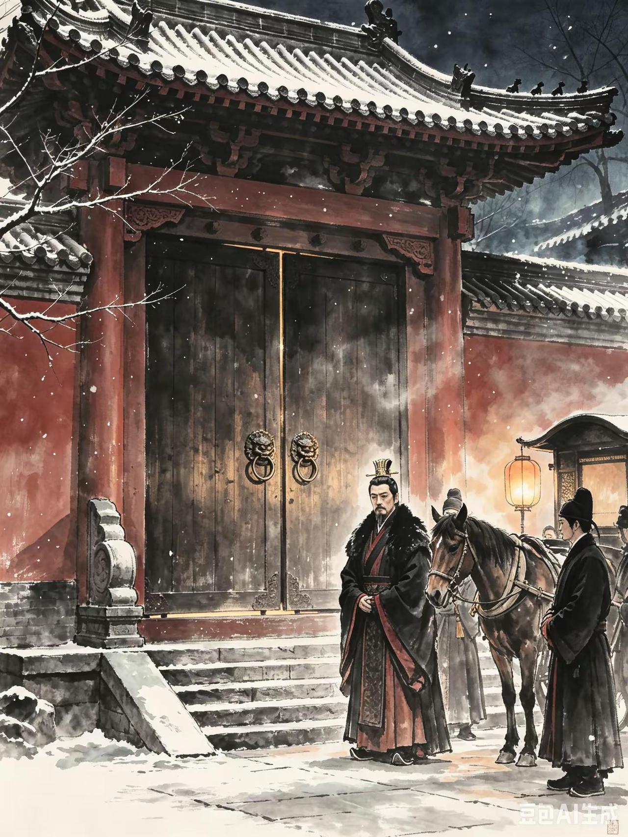 215年，曹丕曹植的夺嫡之争愈演愈烈，曹丕亲自拜访“毒士”贾诩，想让他指一条明路