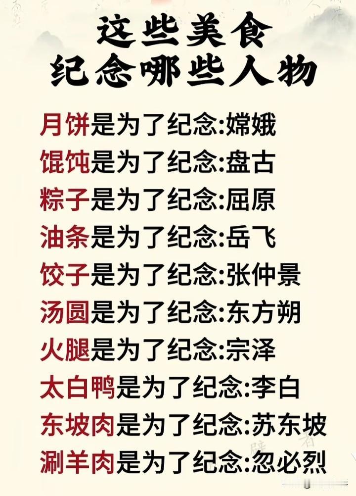 揭秘中国美食背后的历史故事！