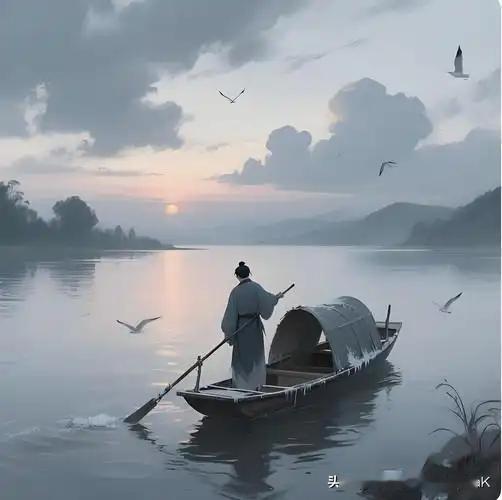 《绝句四首·其四》
——明·薛瑄
年少争名老可羞，
青山绿水去来休。
是非得失何