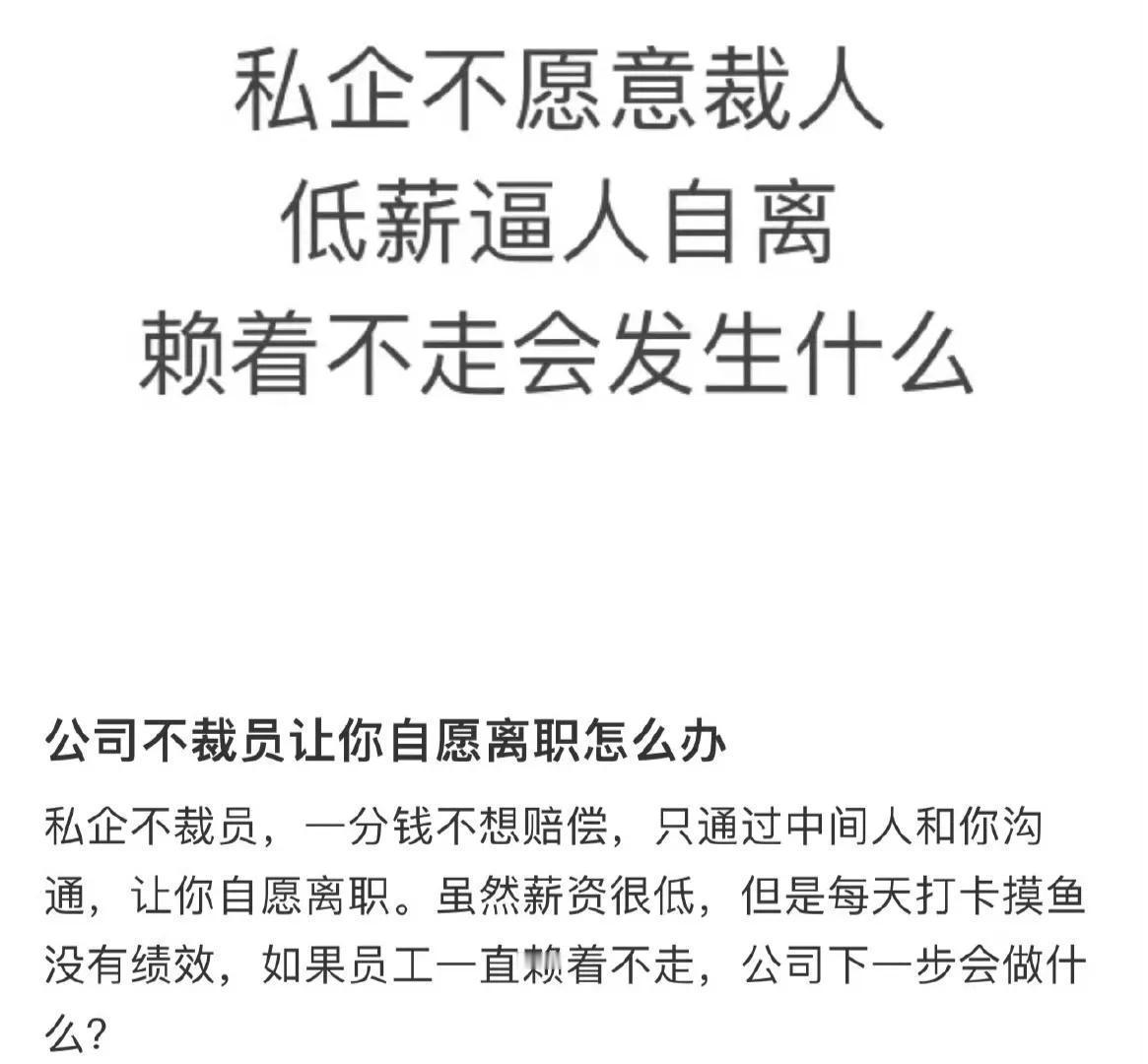 裁员不赔偿，我就死赖着不走，公司能拿我怎么办！ ​​​
