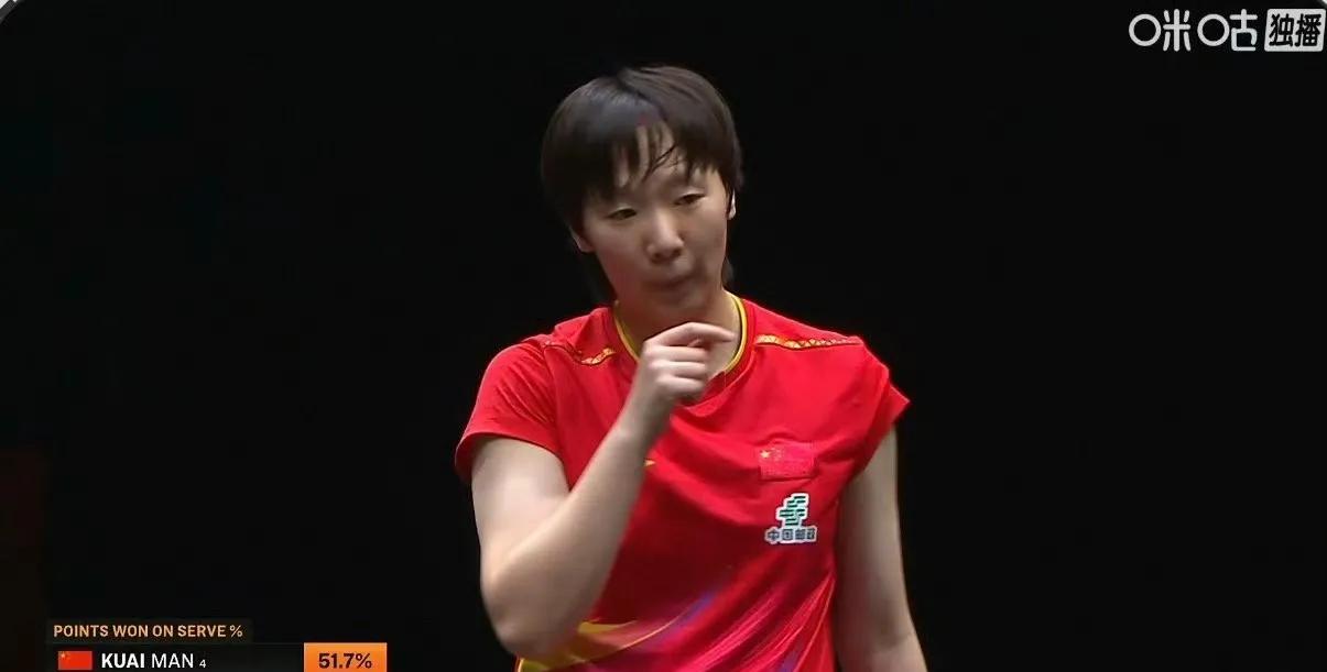 WTT香港总决赛女单决赛
王曼昱4一2蒯曼获得总决赛冠军[赞][赞][赞]蒯曼进