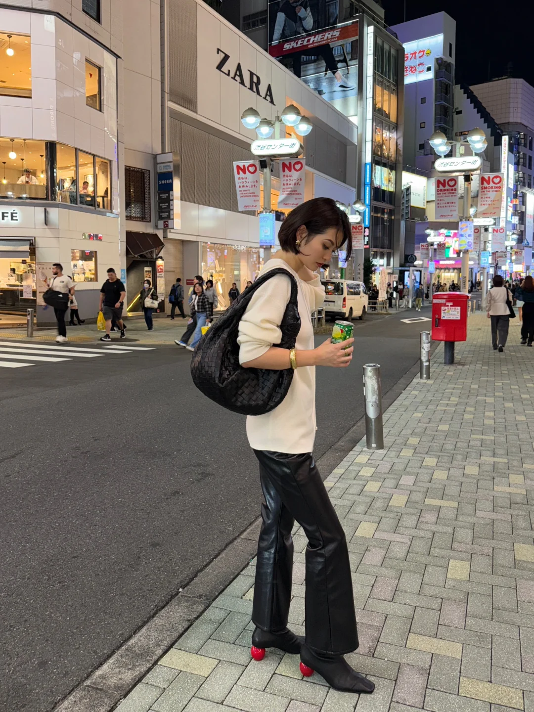 在涉谷被偷拍了
