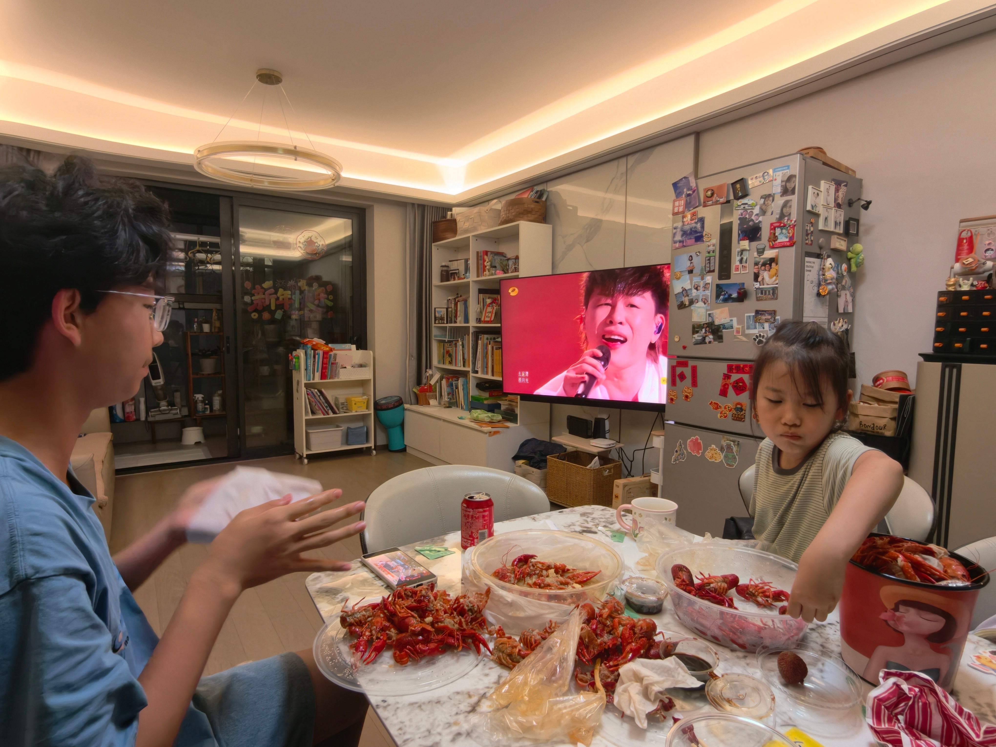 和大仔小仔放松的时刻