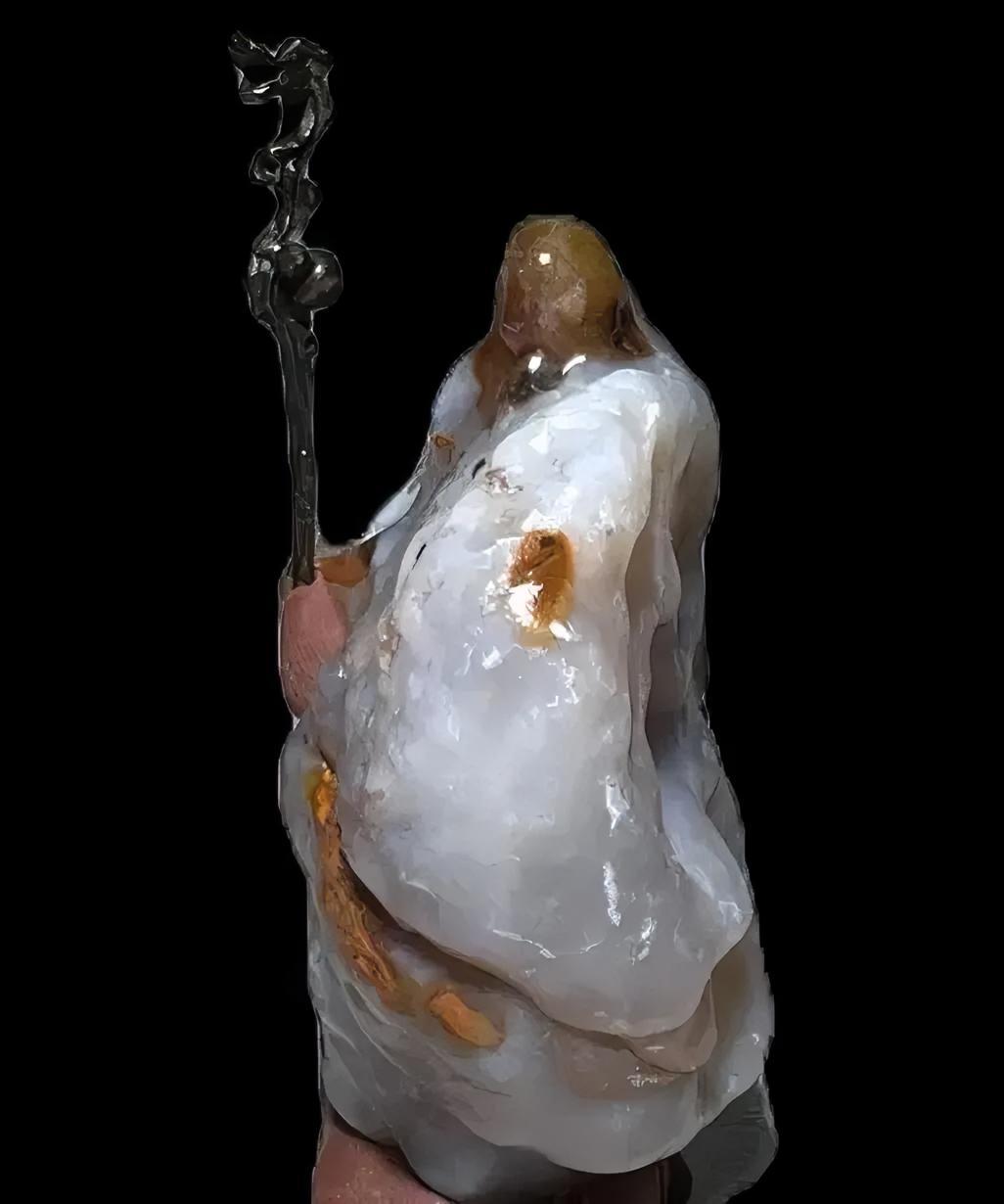 戈壁石人物
