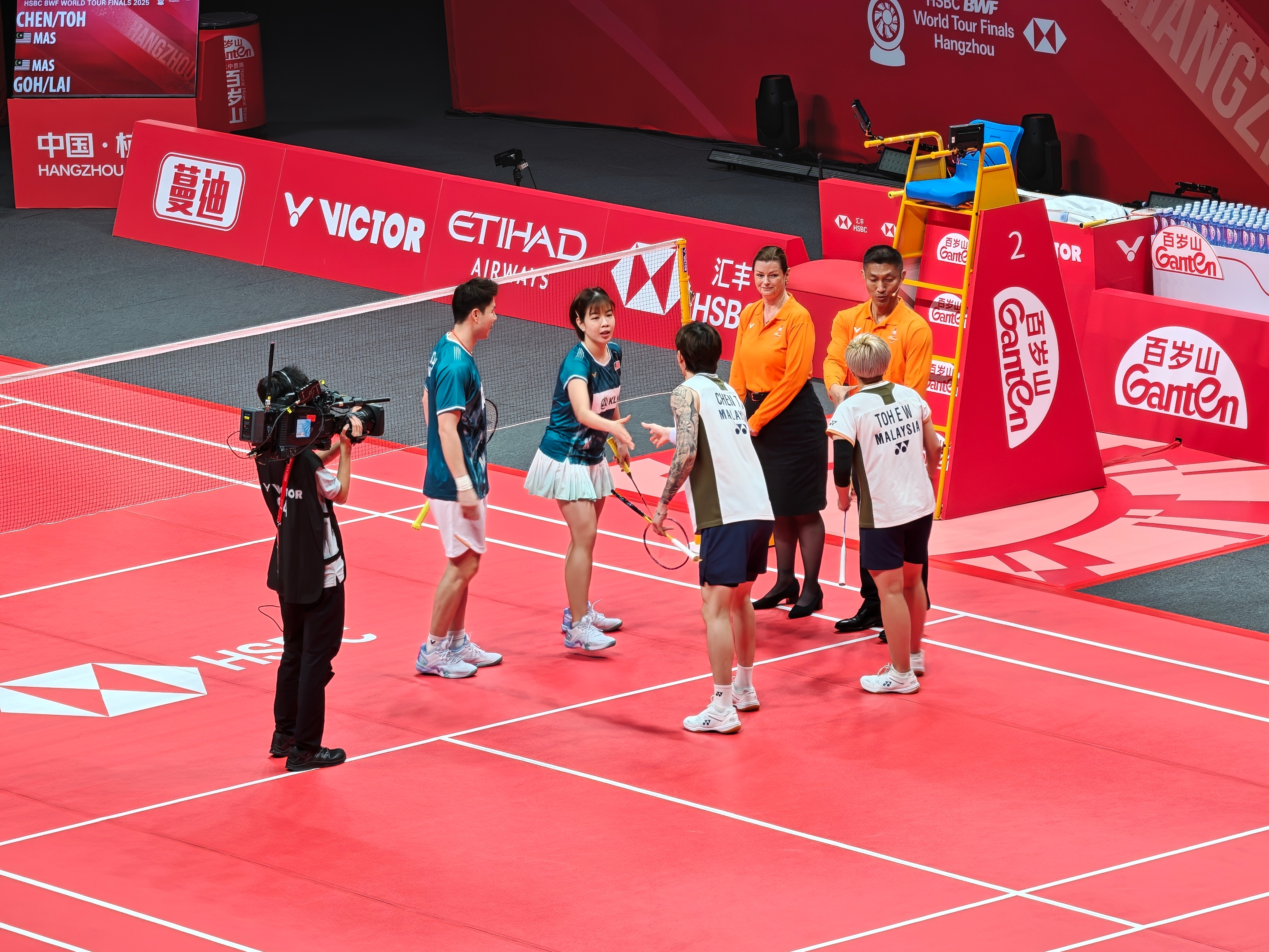 陈堂杰/杜依蔚🇲🇾 vs 🇲🇾吴埙阀/赖洁敏，比赛马上开始！决胜杭州胜利