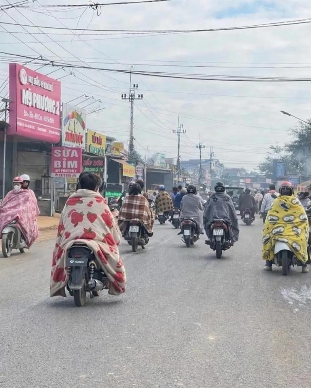 原来越南冬天出行都是这样！